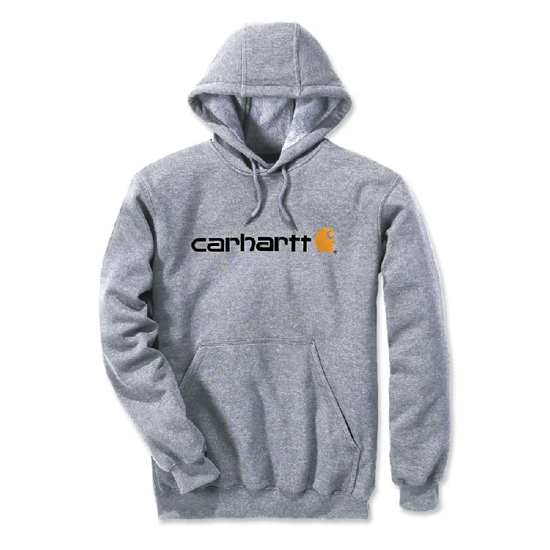 Hoodie for versatile and trendy athleisure -Hoodie for fashion statement -Carhartt 100074 Loose Fit Mid-Weight Logo Graphic Hoodie