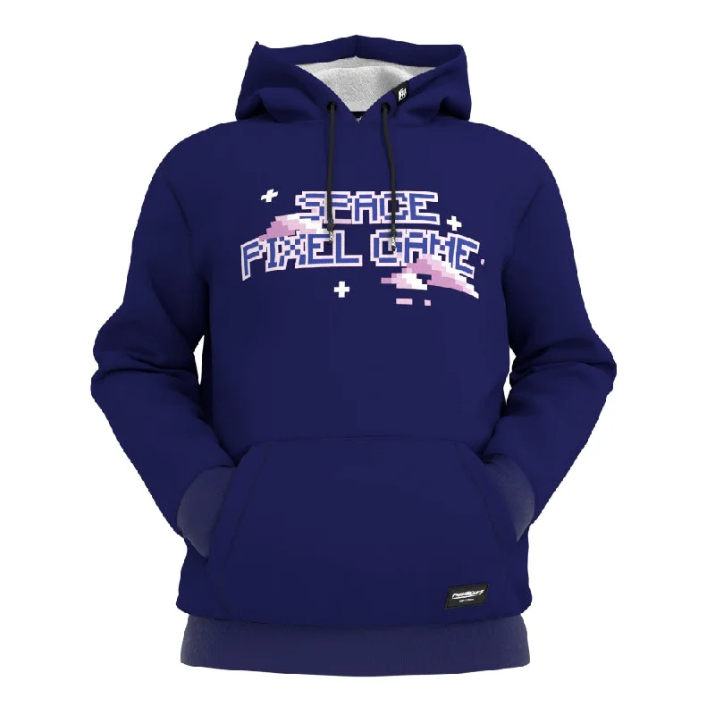 Hoodie for trendy layered cold-weather fashion -Hoodie for cold mornings -Space Pixel Game Hoodie