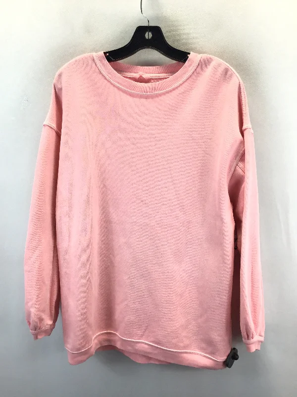 Sweatshirt for stylish casual outfits -Sweatshirts for fashion -Sweatshirt Collar By Aerie In Pink, Size: Xxs