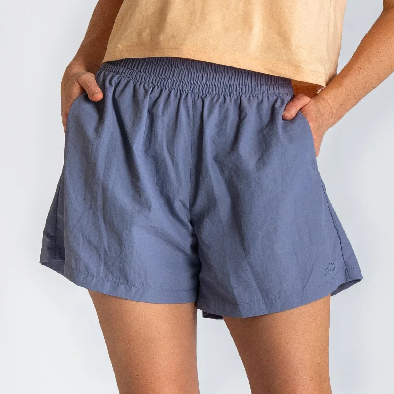 Shorts for vacation wardrobe -Womens Recycled Shorts Blue Granite