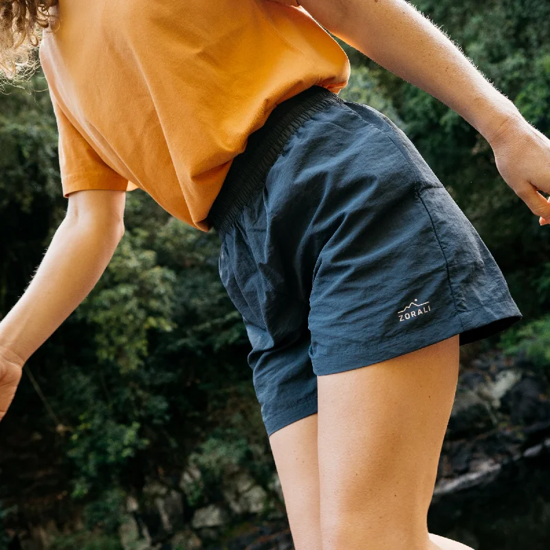 Shorts for beach barbecues -Womens Recycled Short Indigo