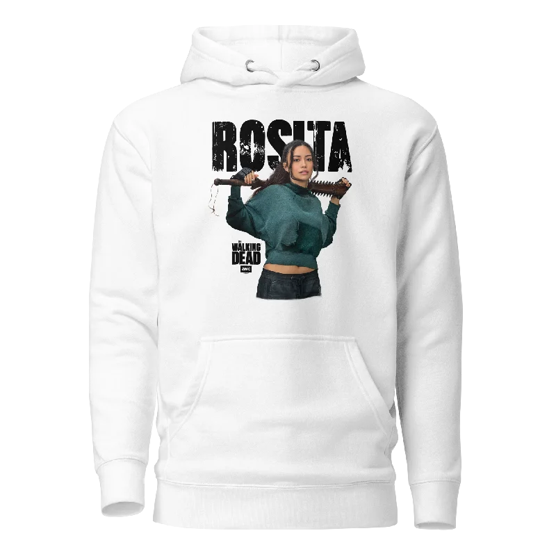 Hoodie for stylish evening hangouts -Hoodie for hoodie with cool patterns -The Walking Dead Rosita Unisex Premium Hoodie