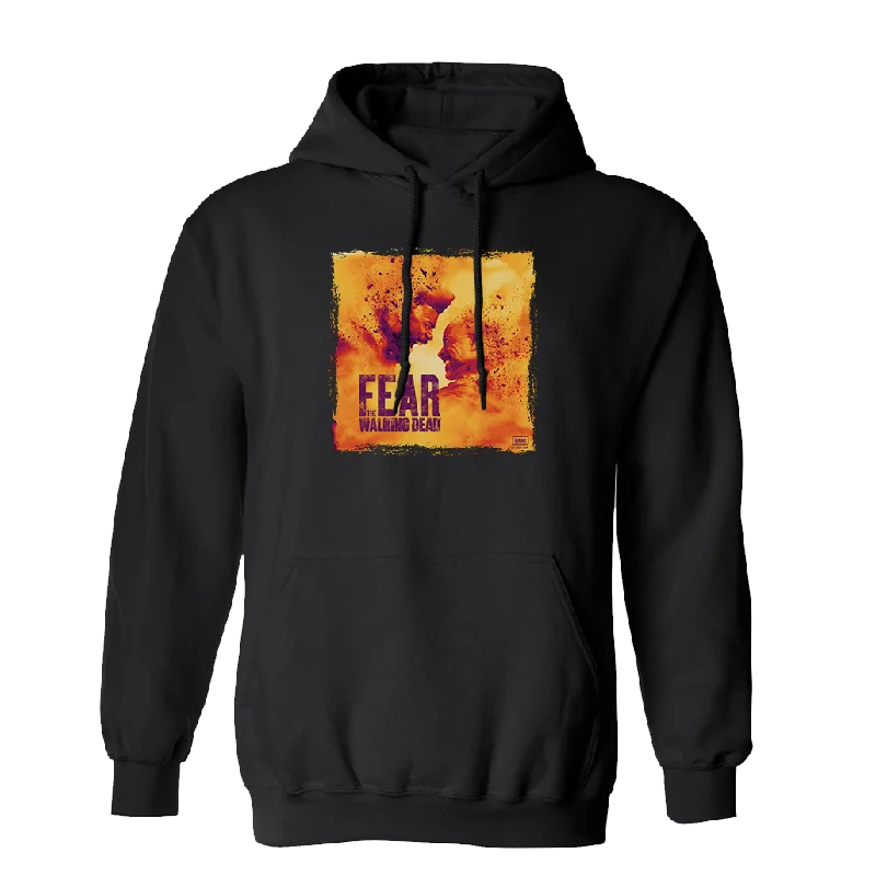 Hoodie for cozy and functional outdoor fashion -Hoodie for retro designs -Fear The Walking Dead Season 7 Key Art Fleece Hooded Sweatshirt