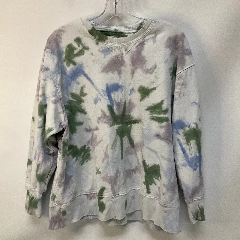 Sweatshirt for cold-weather wear -Sweatshirts for holiday parties -Sweatshirt Crewneck By Cmb In Tie Dye Print, Size: S