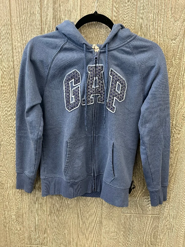 Sweatshirt for cozy and relaxed wear -Sweatshirts for an athletic lifestyle -Sweatshirt Hoodie By Gap In Blue, Size: S