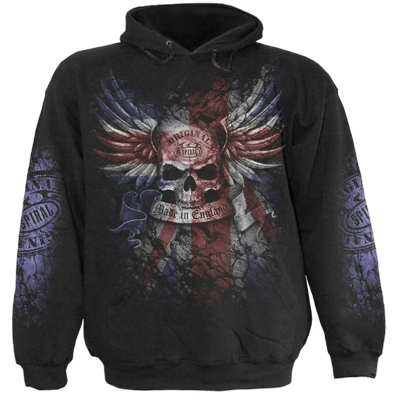 Hoodie for sporty weekend outfits -Hoodie for hoodie with adjustable fit -UNION WRATH - Hoody Black