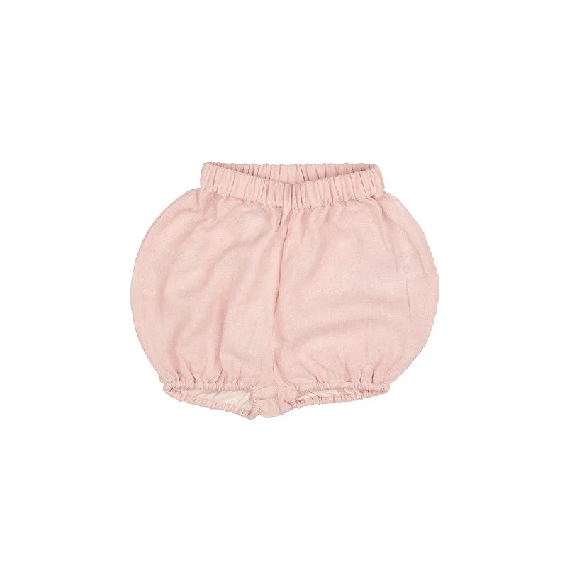 Shorts for music festivals -Pigeon Organics Plain Muslin Bloomers - Pink