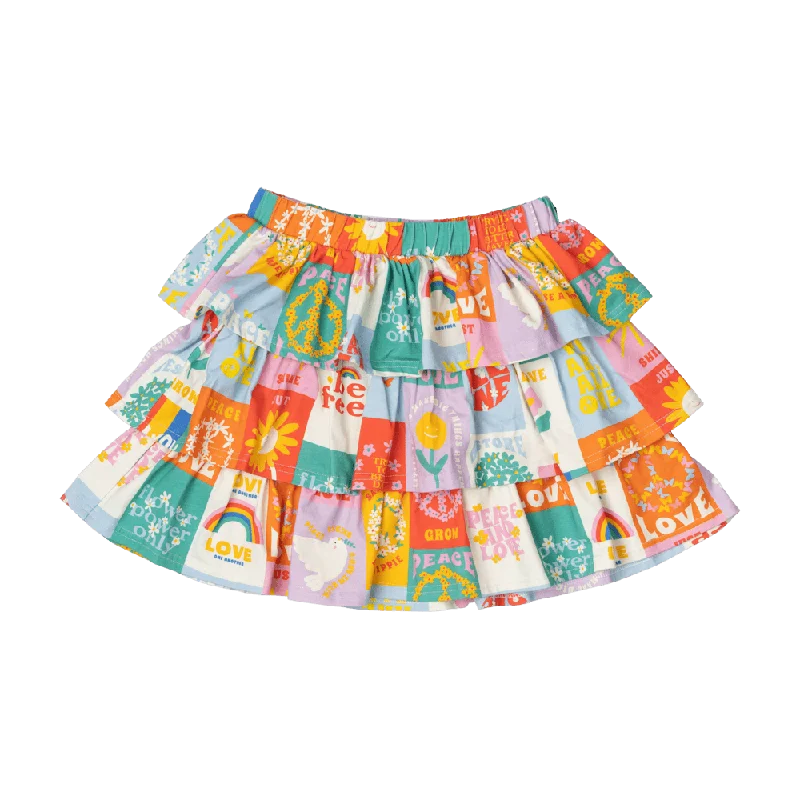 Skirts for trendy weekend looks -Rock Your Baby Peace & Love Skirt