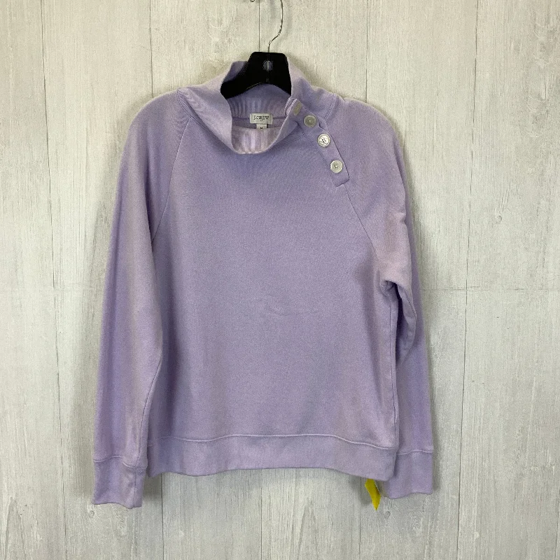 Sweatshirt for athletic streetwear looks -Sweatshirts for trendy loungewear -Sweatshirt Collar By J. Crew In Purple, Size: M