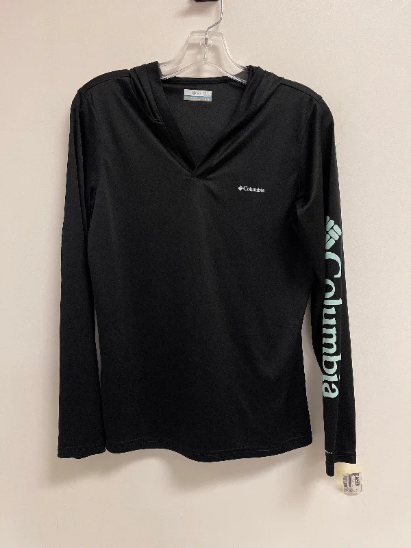 Sweatshirt for trendy evening wear -Sweatshirts for autumn picnic style -Athletic Sweatshirt Hoodie By Columbia In Black, Size: M