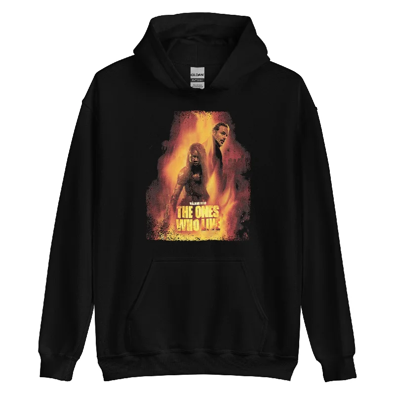 Hoodie for outdoor winter style -Hoodie for hoodie with unique design -The Walking Dead: The Ones Who Live Adult Hoodie