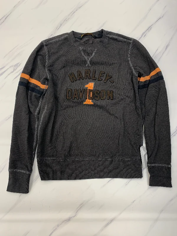 Sweatshirt for stylish city chic looks -Sweatshirts for autumn road trips -Sweatshirt Crewneck By Harley Davidson In Black, Size: S