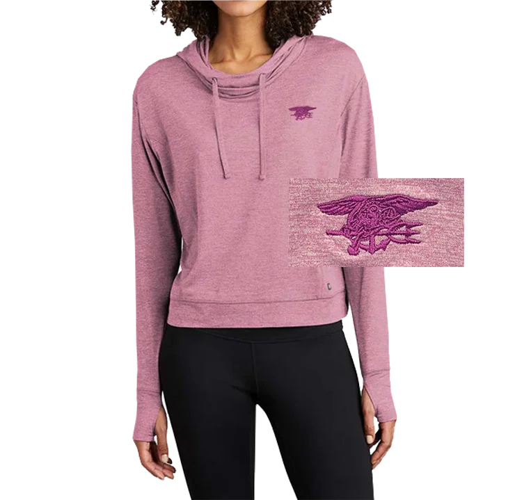 Hoodie for comfortable stylish street wear -Hoodie for gym wear -Ladies Dusty Violet Trident Ogio Endurance Force Hoodie