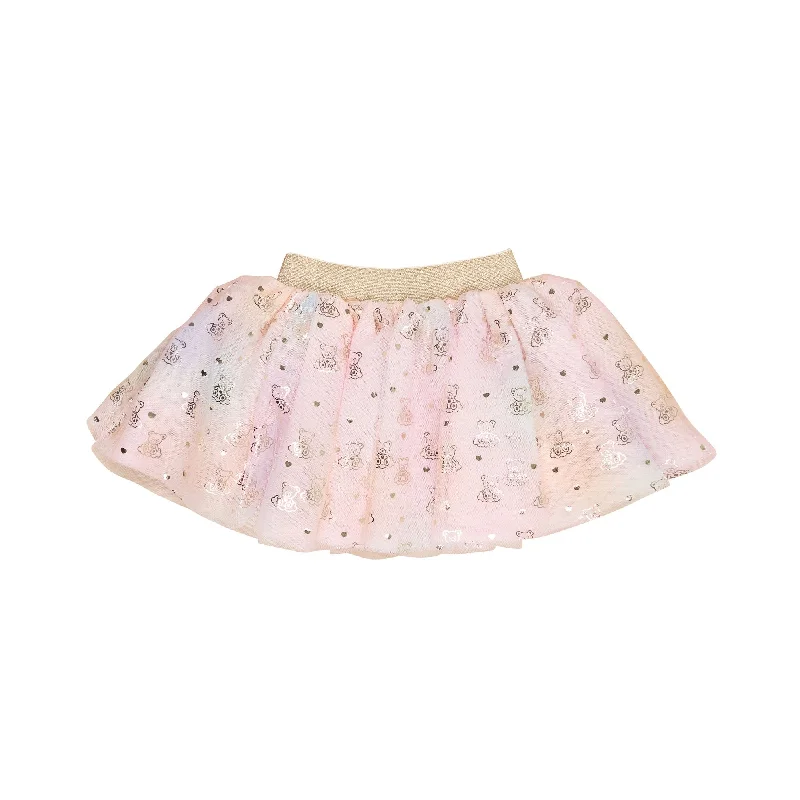 Skirts for brunch day fashion -Huxbaby Cloud Bear Tulle Skirt