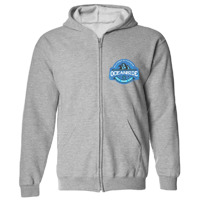 Hoodie for cozy yet stylish gym wear -Hoodie for relaxed fit -The Walking Dead Oceanside Fleece Zip-Up Hooded Sweatshirt