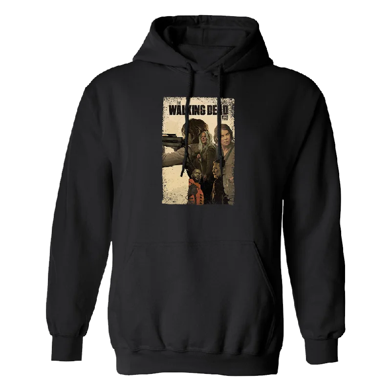 Hoodie for cold-weather workout gear -Hoodie for slim fit -The Walking Dead Season 11B Key Art Fleece Hooded Sweatshirt