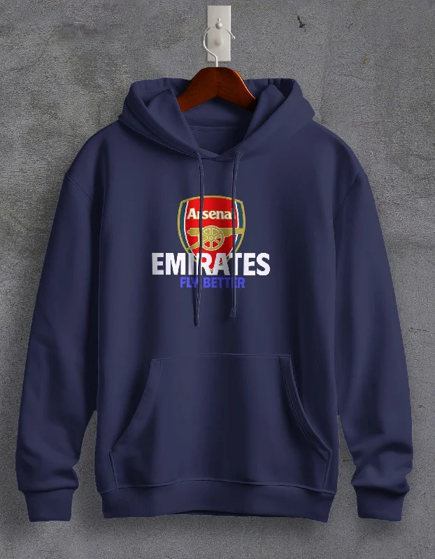 Hoodie for athletic-inspired weekend wear -Hoodie for hoodie jacket -Arsenal Fanart Printed Unisex Hoodie For Men/Women