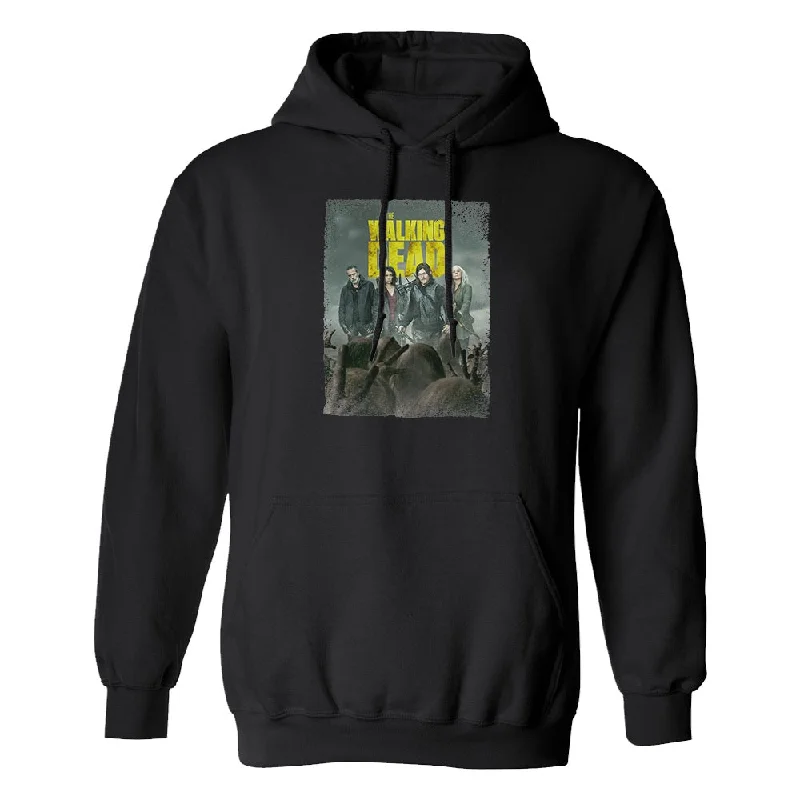 Hoodie for comfortable fashion moments -Hoodie for hoodie for comfortable style -The Walking Dead Season 11C Key Art Fleece Hooded Sweatshirt