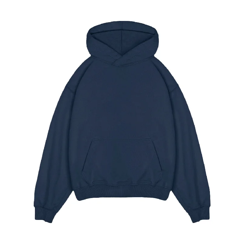 Hoodie for comfortable chilly mornings -Hoodie for sports -Hoodie - Navy