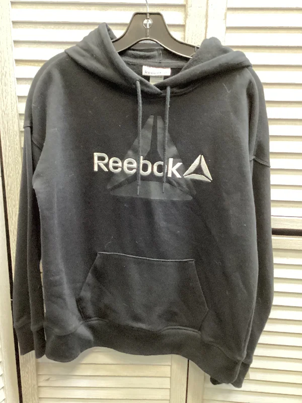 Sweatshirt for summer travel -Sweatshirts for winter holidays -Sweatshirt Hoodie By Reebok In Black, Size: Xs