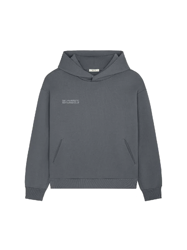 Hoodie for warm and relaxed street looks -Hoodie for road trips -Womens DNA Hoodie—atmosphere grey