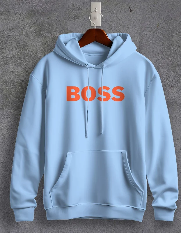 Hoodie for cozy yet fashionable wear -Hoodie for winter comfort -Boss Printed Unisex Hoodie For Men/Women