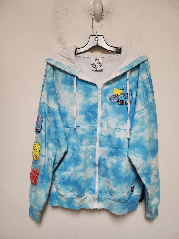 Sweatshirt for winter layering -Sweatshirts for matching outfits -Sweatshirt Hoodie By Walt Disney In Tie Dye Print, Size: L