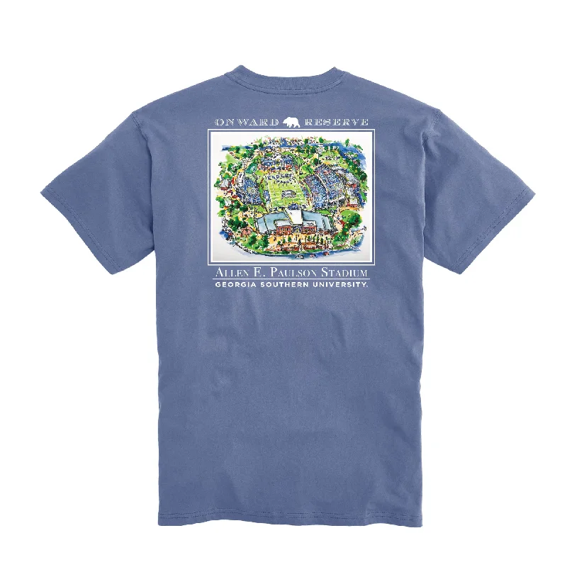 Shorts for tropical fun adventures -Paulson Stadium Short Sleeve Tee