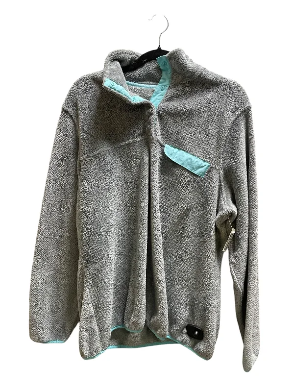 Sweatshirt for trendy activewear -Sweatshirts for outdoor concerts -Sweatshirt Collar By Clothes Mentor In Grey, Size: Xl