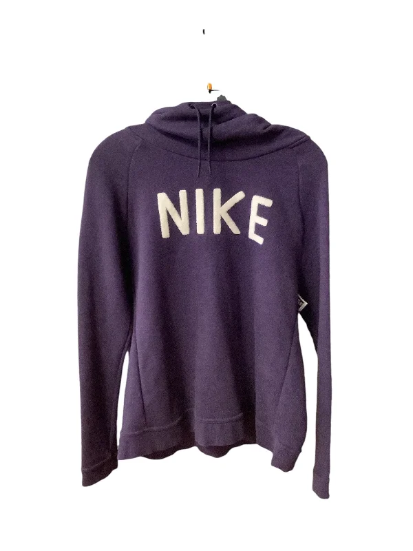 Sweatshirt for cozy home looks -Sweatshirts for every season -Athletic Sweatshirt Hoodie By Nike Apparel In Purple, Size: M