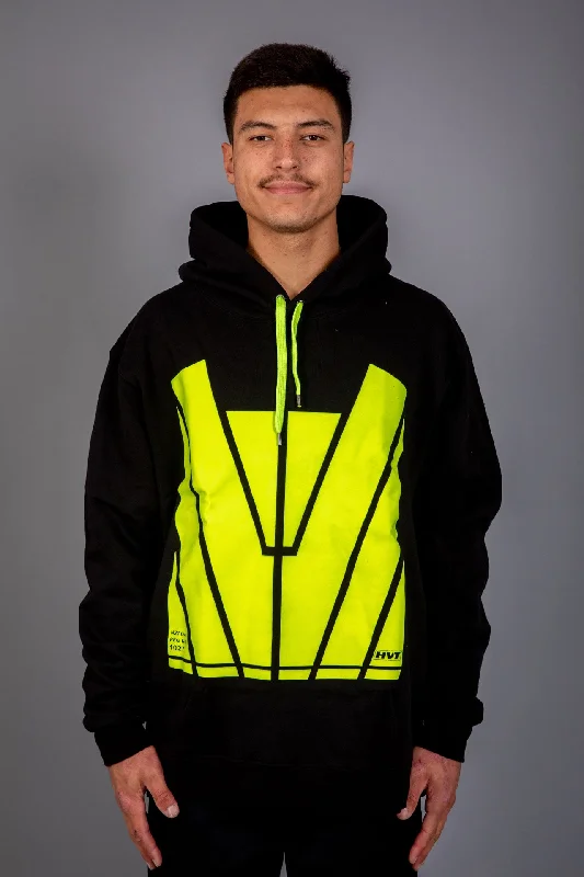 Hoodie for relaxed outdoor style -Hoodie for hoodie for stylish casual Fridays -Classic Unisex Hoodie Yellow [Hi-Vis]