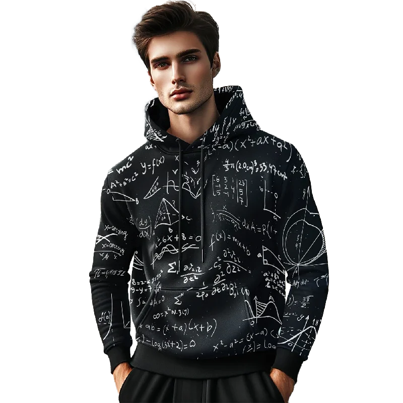 Hoodie for streetwear-inspired cold-weather outfits -Hoodie for fashionable looks -Math Hoodie