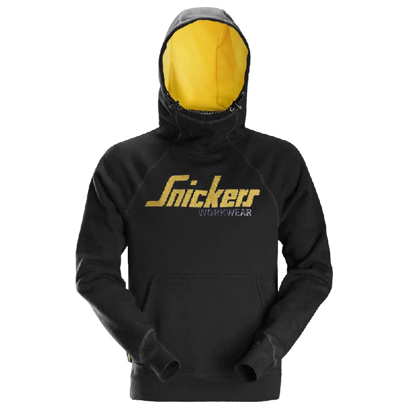 Hoodie for stylish cozy hoodies for winter -Hoodie for simple look -Snickers 2889 Logo Work Hoodie Various Colours