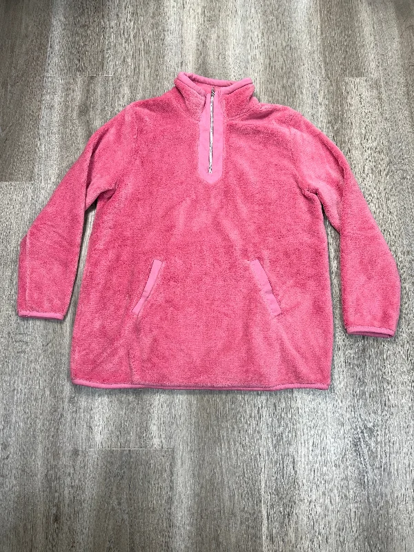 Sweatshirt for casual road trips -Sweatshirts for trendy essentials -Sweatshirt Collar By Blair In Pink, Size: L