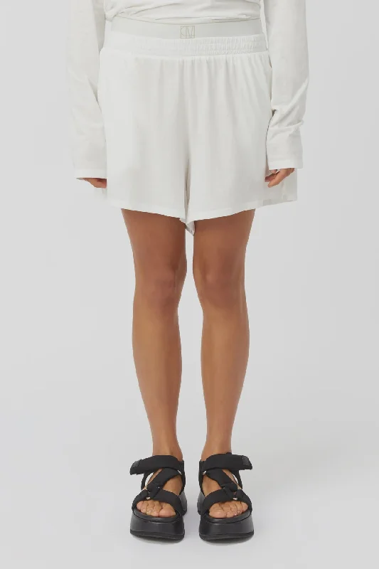 Shorts for trendy road trip looks -Simone Short - Soft White