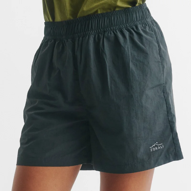 Shorts for adventure travel -Womens Recycled Short Black