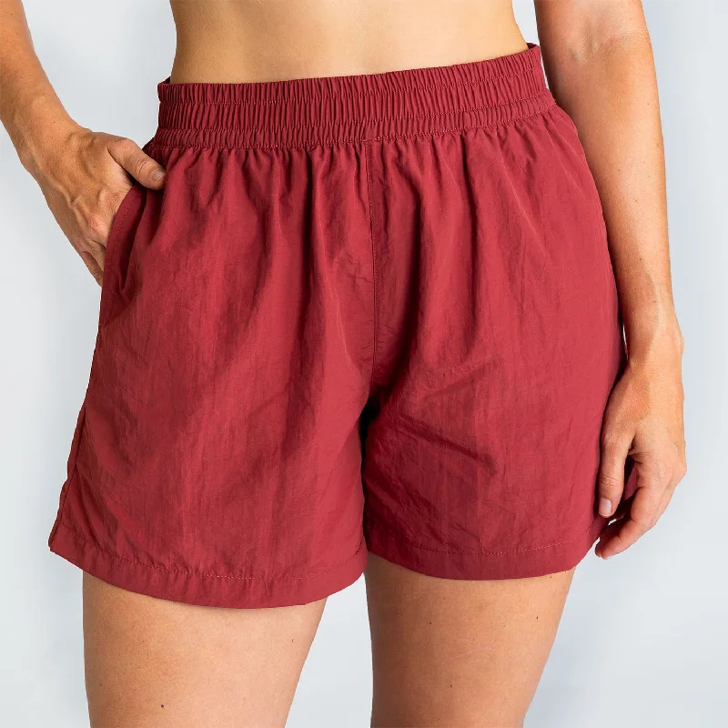 Shorts for park visits -Womens Recycled Shorts Port