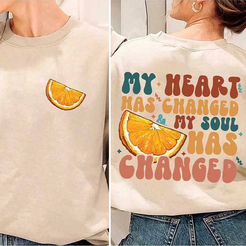 Sweatshirt for winter events -Sweatshirts for team uniforms -My Heart Has Changed Sticky Season Sweatshirt