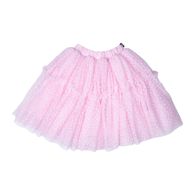 Skirts for comfortable weekend dressing -Rock Your Baby Tulle Skirt - Pink Polka Dot