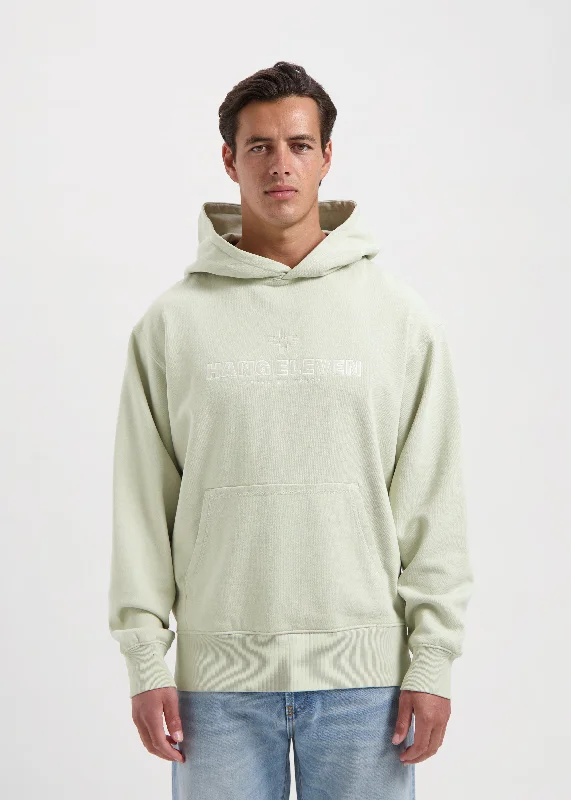 Hoodie for comfy weekend streetwear -Hoodie for hoodie for stylish casual Fridays -Heavy Studio Hoodie - Mint Green