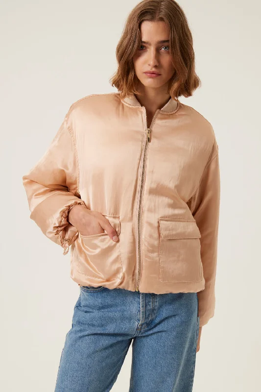 Jacket for stylish activewear -Jacket Dalma Nude