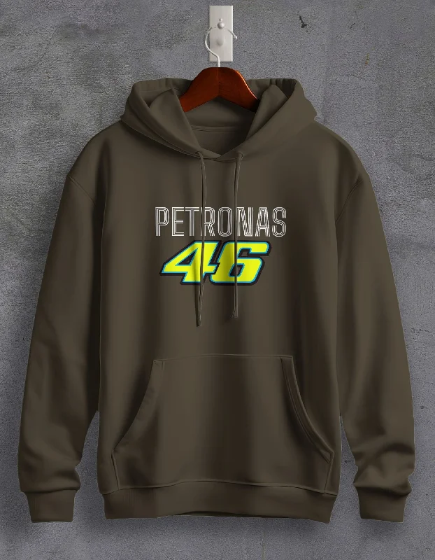 Hoodie for stylish weekend adventures -Hoodie for athleisure -Petronas 46 Printed Unisex Hoodie For Men/Women