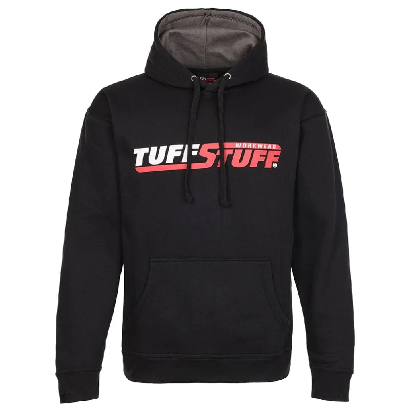 Hoodie for stylish fall athleisure -Hoodie for hoodie with bold logos -Tuffstuff 166 Logo Hooded Sweatshirt