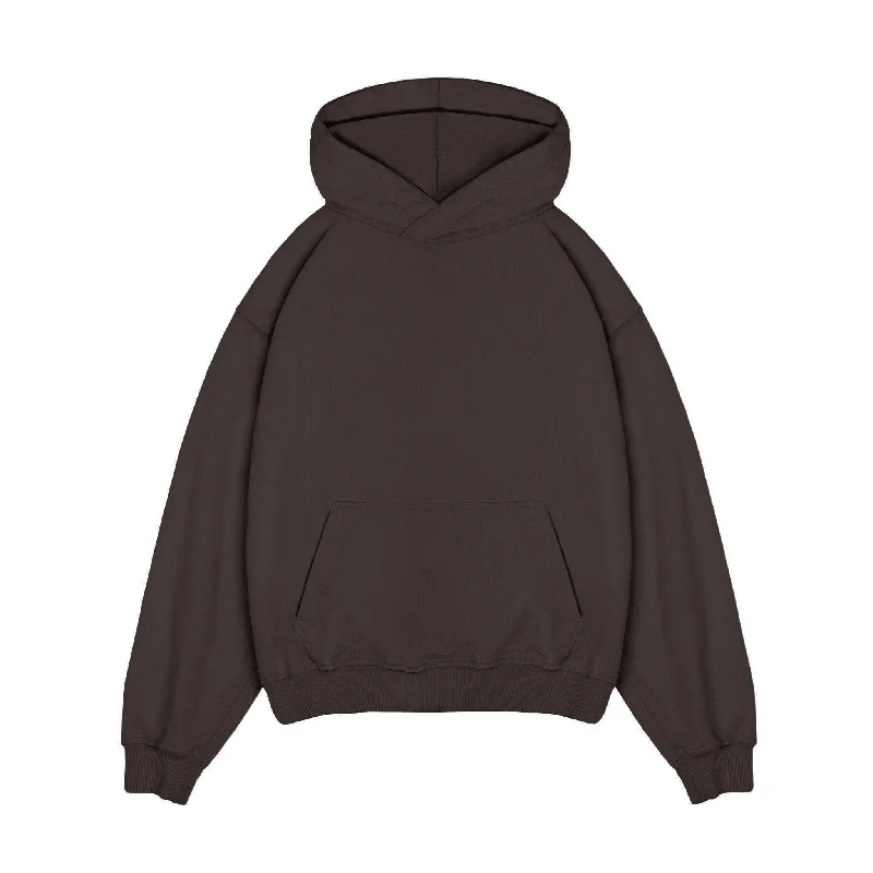 Hoodie for stylish weekend street looks -Hoodie for outdoor activities -Hoodie - Dark Mocha