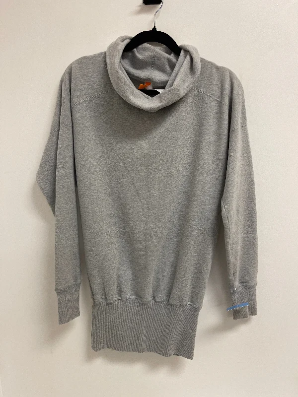 Sweatshirt for athletic-inspired casual looks -Sweatshirts for cozy indoor days -Sweatshirt Collar By Lucy In Grey, Size: Xs