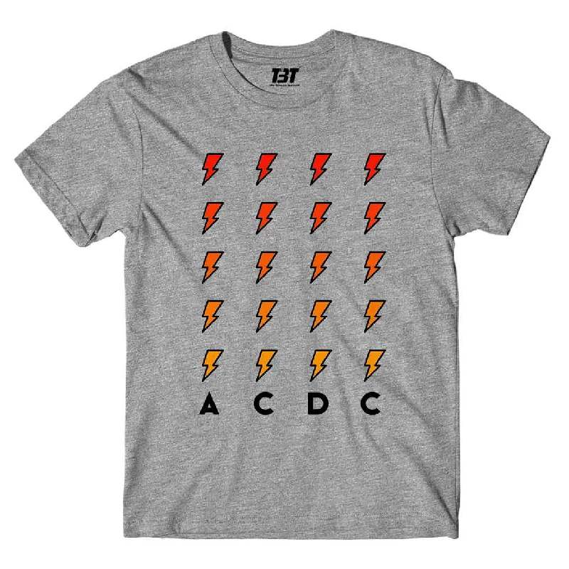 funny cotton graphic t-shirts -AC/DC T shirt - High Voltage