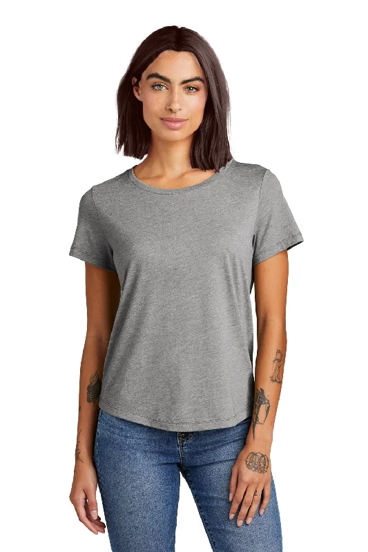 muscle kids t-shirts -Allmade Womens Short Sleeve Scoop Neck T Shirt - Aluminum Grey