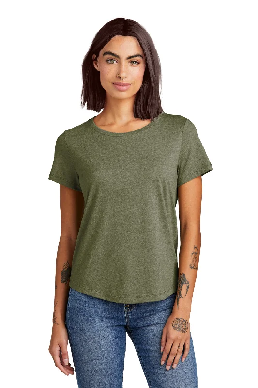 casual kids t-shirts -Allmade Womens Short Sleeve Scoop Neck T Shirt - Olive You Green