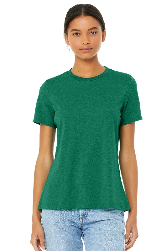 patriotic long sleeve t-shirts -Bella + Canvas Womens Short Sleeve Crewneck T-Shirt - Kelly Green