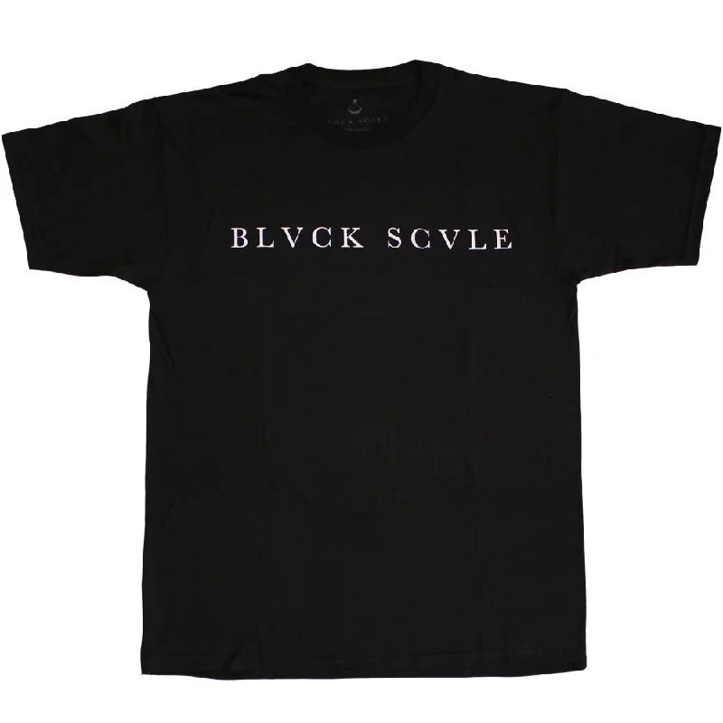 abstract sports t-shirts -Black Scale Traditional Logo T-shirt Black